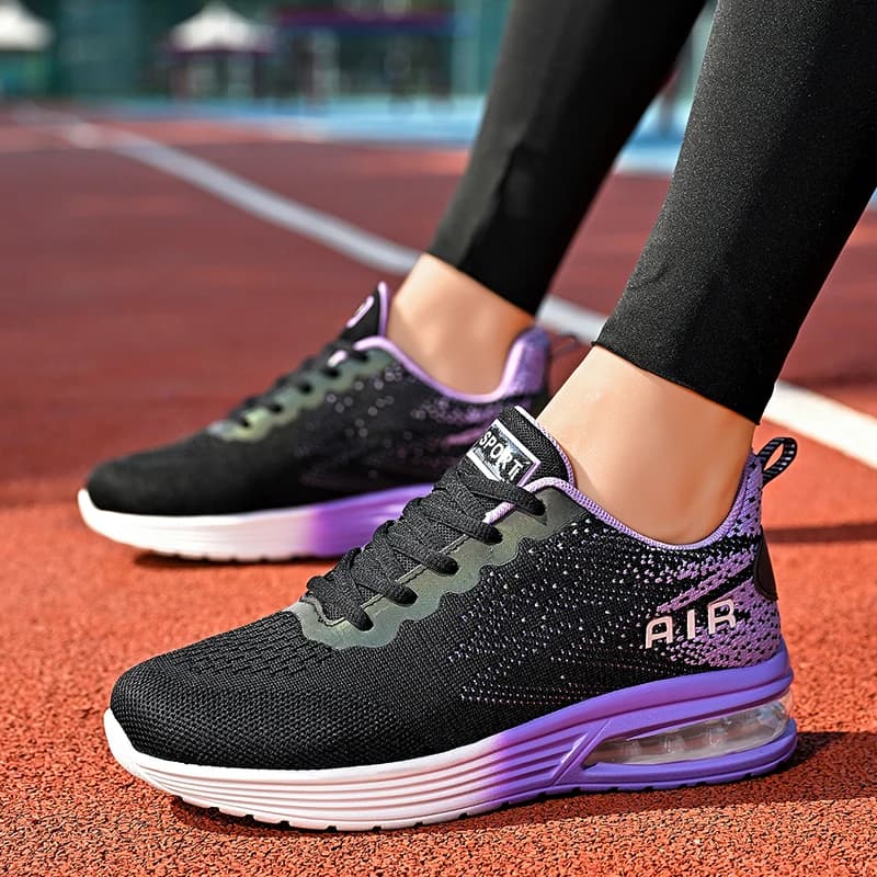 Scarpe sportive da donna, scarpe da corsa traspiranti, scarpe casual, scarpe da uomo, scarpe con cuscino d'aria ammortizzato, scarpe in rete