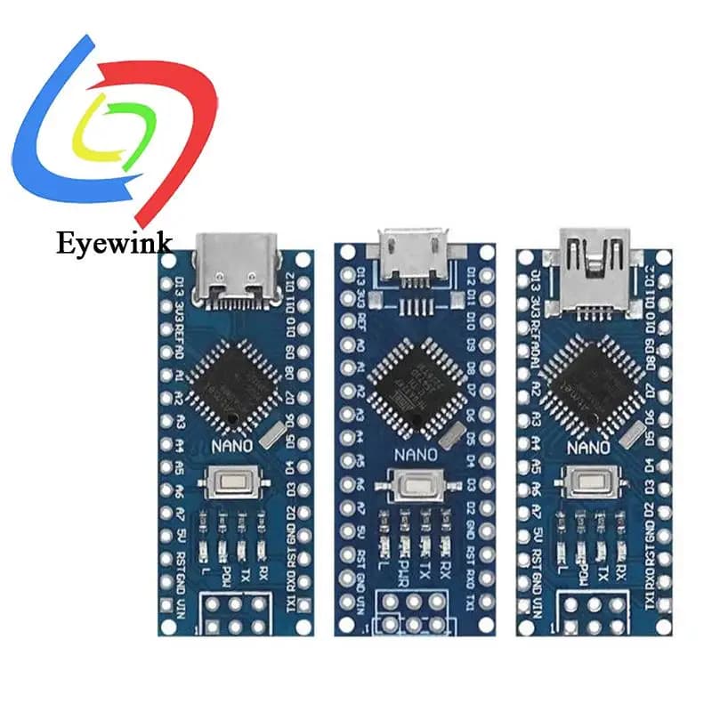 Nano 3.0 Atmega328 CH340 compatible controller card for Arduino Type-C Nano Micro Nano MINI USB