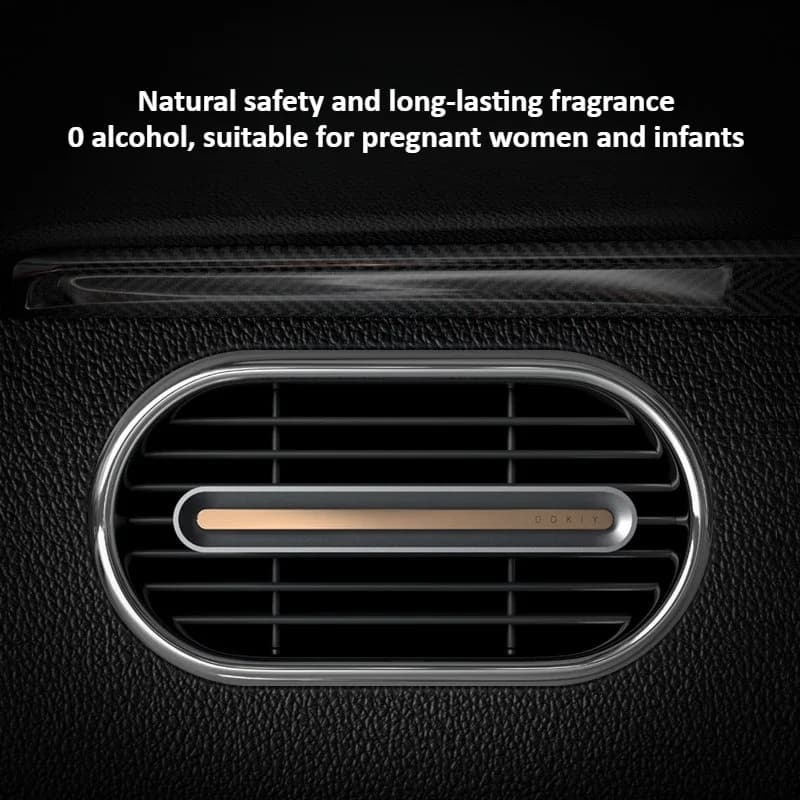 Car Aromatherapy Air Freshener Perfume Aluminium Alloy Wood Ornament Eliminate Odours Fragrance for Mercedes-benz BMW Audi Tesla