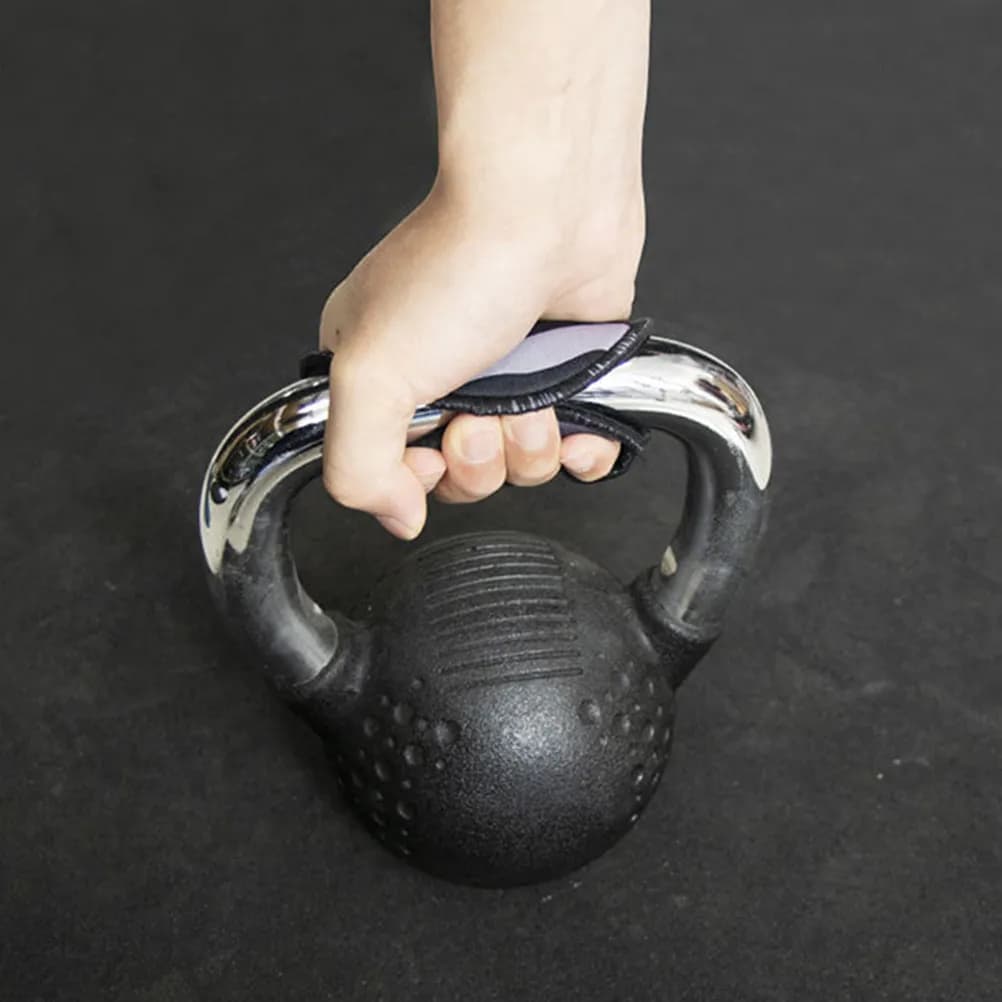 1Pair Weightlifting Palm Protectors Non-Slip Breathable Dry Comfortable Lifting Gloves Alternative Barbell Palm Guards Gym