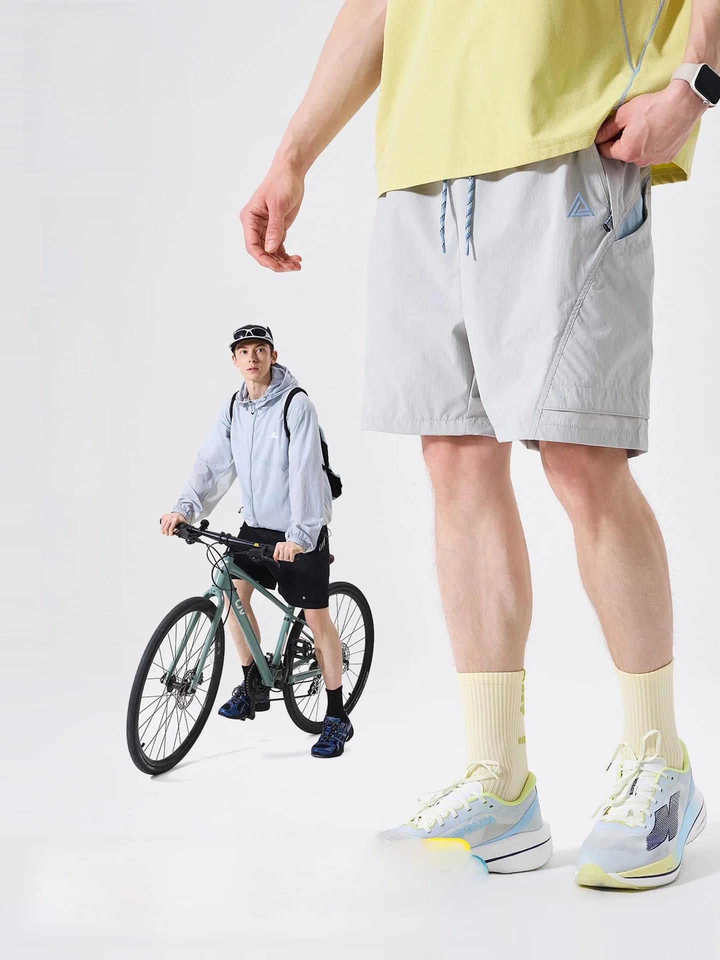Pantaloncini Sportivi da Uomo LAZY DAY Outdoor Tre-Proof, Leggeri, Traspiranti, Resistenti all'Usura, Casual, a Cinque Quarti