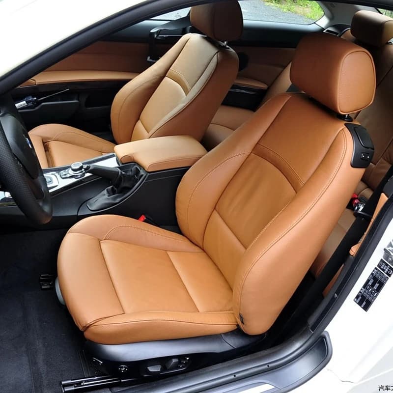 For BMW series 3 Coupe E92 Facelift LCI 2010 2011 2012 2013 eco-leather custom car seat covers Set complete with protective accessories