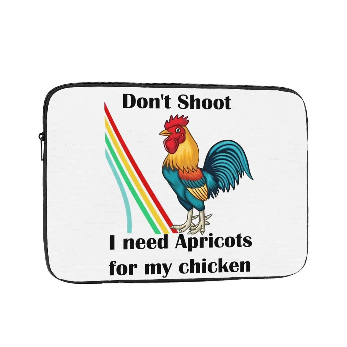 Non sparare, ho bisogno di albicocca per i miei Chicken Arc Raiders Scrappy Borsa per laptop Custodia per notebook Custodia antiurto