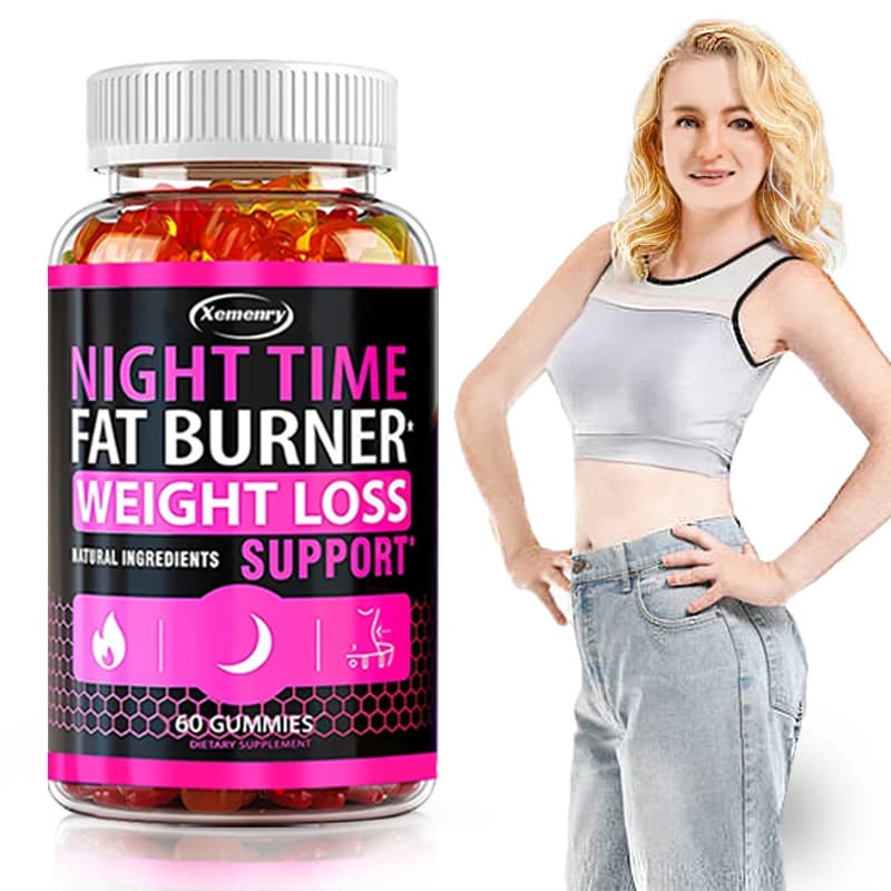 Metabolism support gums: weight management, fat burning, metabolism boosting, supports a healthy nervous system - 60 gummy candies