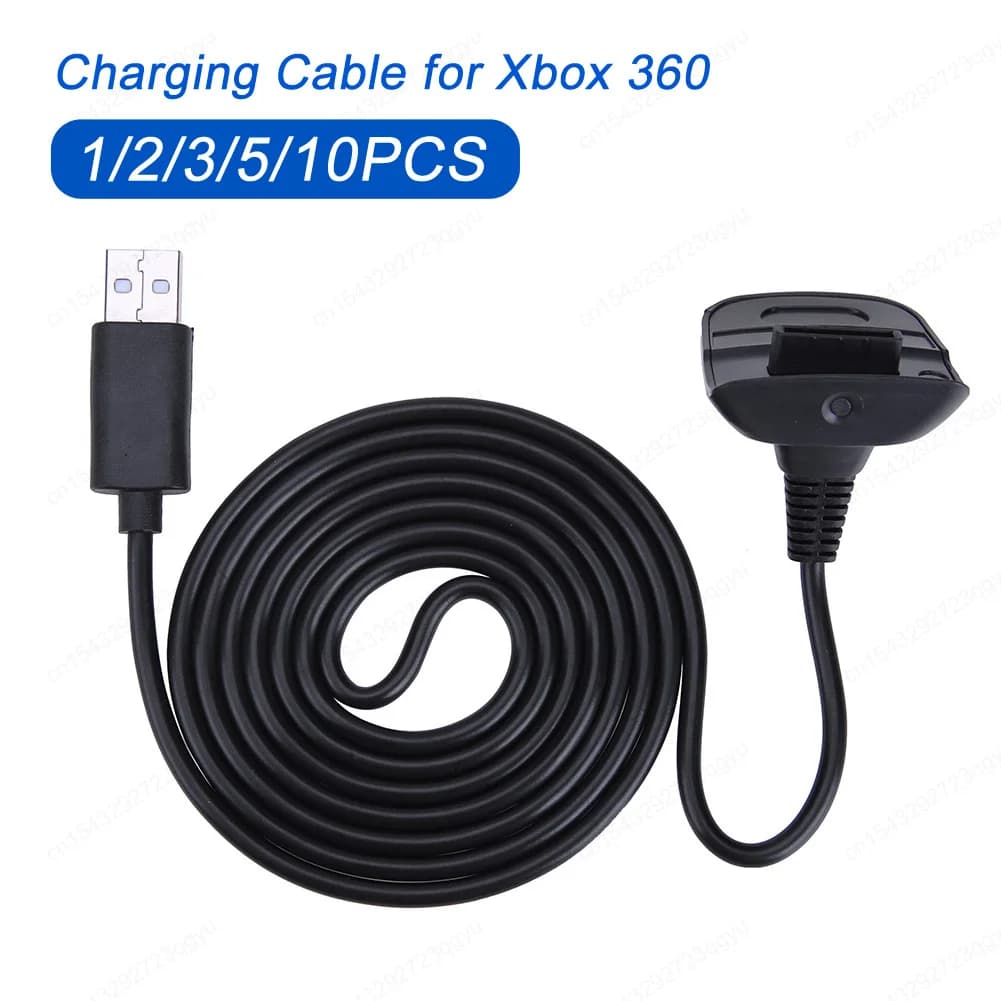 Cavo di ricarica da 1-10 pezzi per accessori per gamepad con joystick per controller di gioco wireless Xbox 360