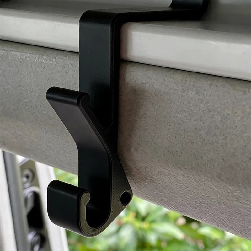 Gancio a T per Auto Volkswagen VW Van California Beach Coast Ocean Serie T5 T6 T6.1, Organizzatore per Giacche, Borse e Cappelli