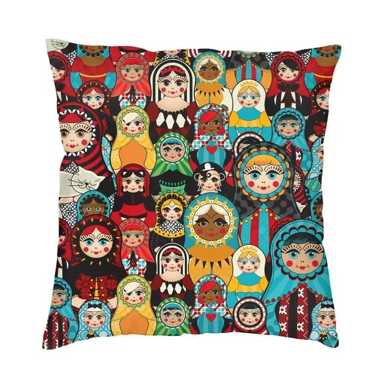 663 Cushion Cover Sofa Home Decor Square Throw Pillow Case 40x40