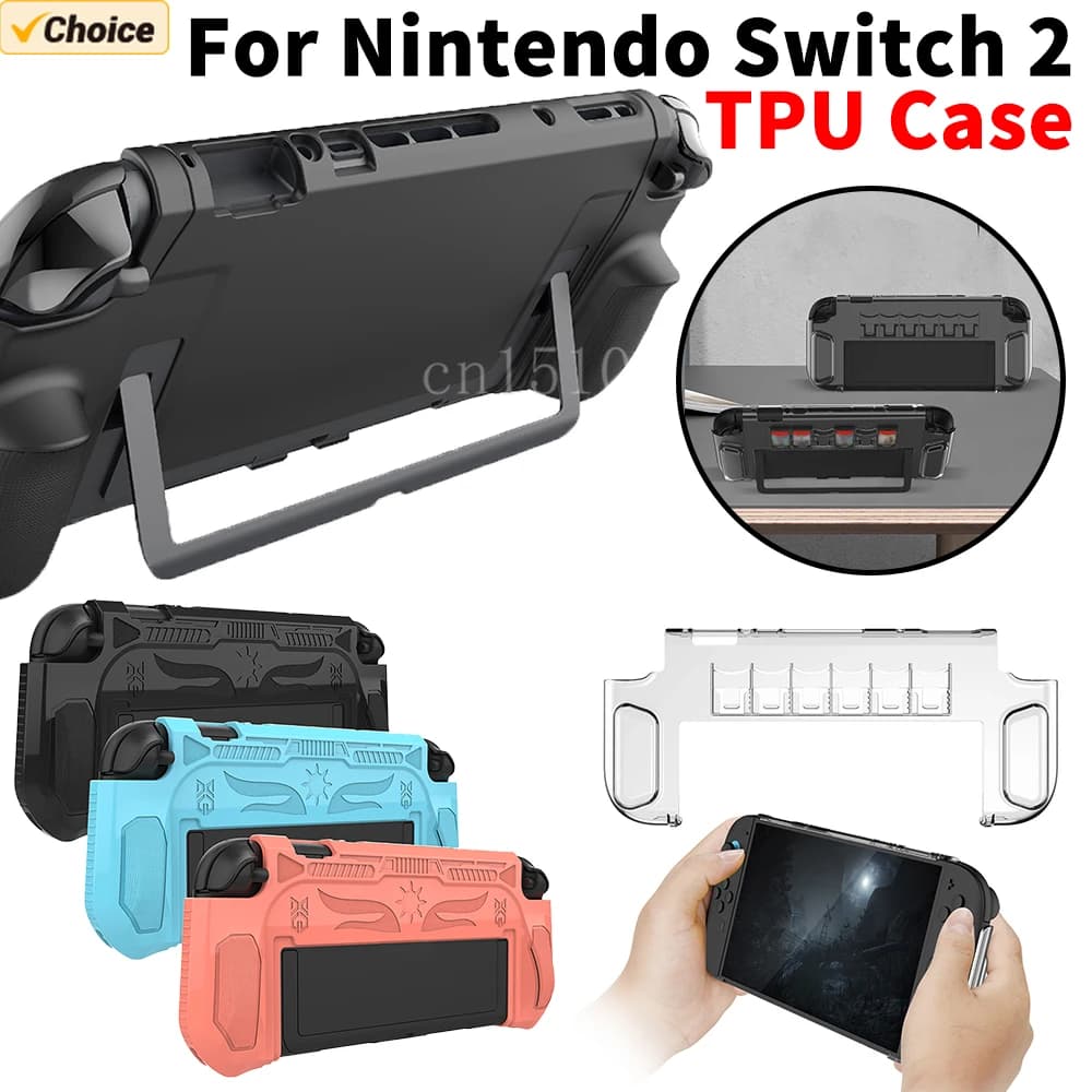 Custodia protettiva con impugnatura in TPU Custodia protettiva con impugnatura antiscivolo Custodia protettiva per accessori Switch 2