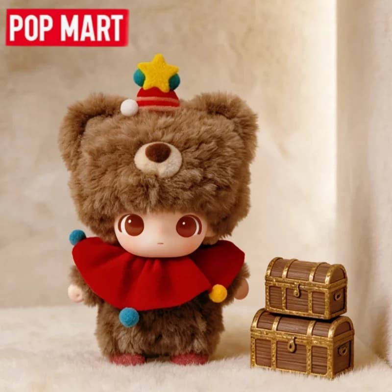 POP MART DIMOO The Secret Theatre Club Series Blind Box - Portachiavi Bambola in Vinile, Figurina Anime, Scatola a Sorpresa, Regalo di Compleanno