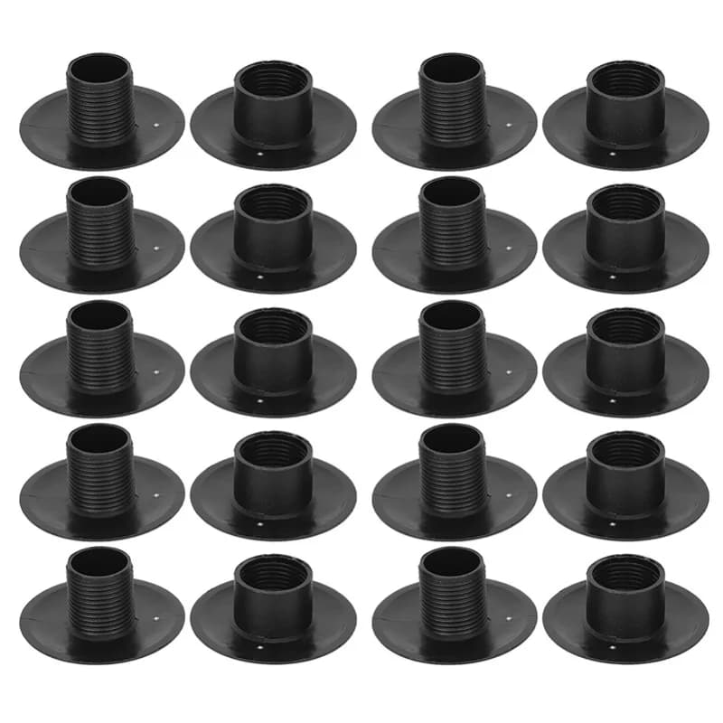 10 Coppie di Boccole per Calciobalilla da Tavolo, Aste con Cuscinetti per Calciobalilla, Accessori per Giochi Divertenti