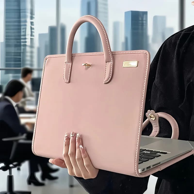 Custodia Protettiva Portatile per Laptop da 14 Pollici, Compatta per Ogni Modello, Ideale per Professionisti d'Ufficio e Viaggiatori d'Affari