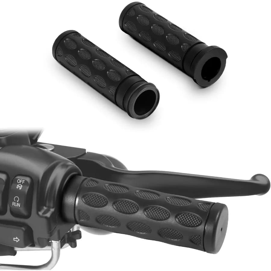 Manopole da 1 pollice Controllo elettronico dell'acceleratore Manubrio in gomma antiscivolo compatibili con Harley Touring Dyna Softail Sportster