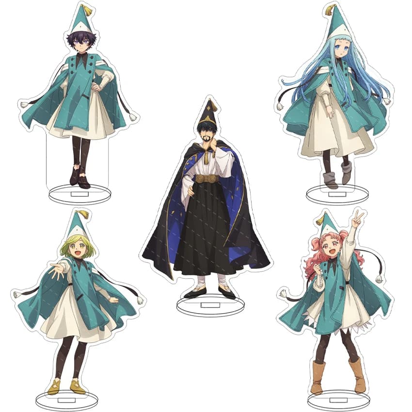16CM Anime Witch Hat Atelier Coco Qifrey Agott Arkrome Tetia Richeh Iguin Tartah Acrylic Stand Figure Cos Ornaments Gifts