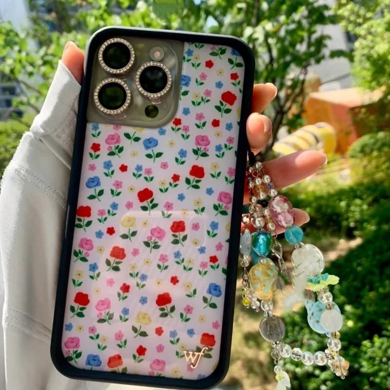 Wildflower Prairie Floral flower Phone Case for iPhone 11 12 13 14 15 16 17 Pro Max Plus Air 17Pro wf ins Grassland Girls Cover