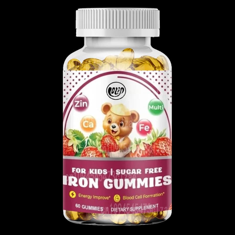 Inflatable baby iron supplements - suitable for iron deficiency, anemia, vegetarians -60 pills