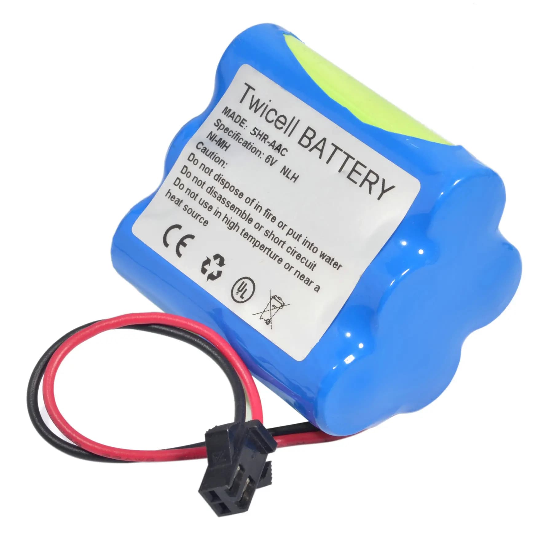 Battery for Sanitary Twicell 5HR-AAC 6V MDF-137 MDF-U333