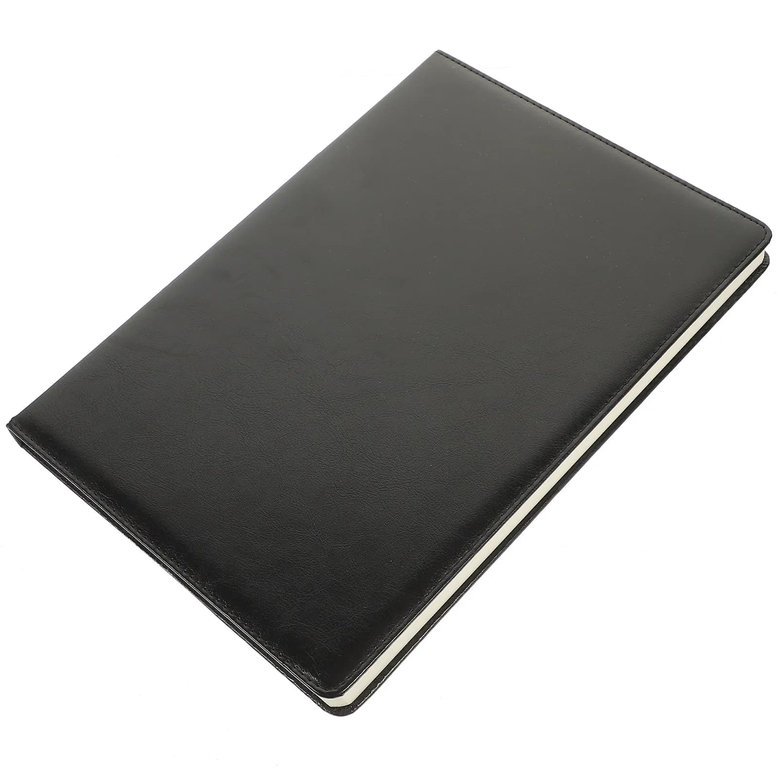Elegante Agenda A4 con Copertina in PU, Quaderno a Righe per Pianificazione Giornaliera, Blocco Note per Ufficio e Conferenze