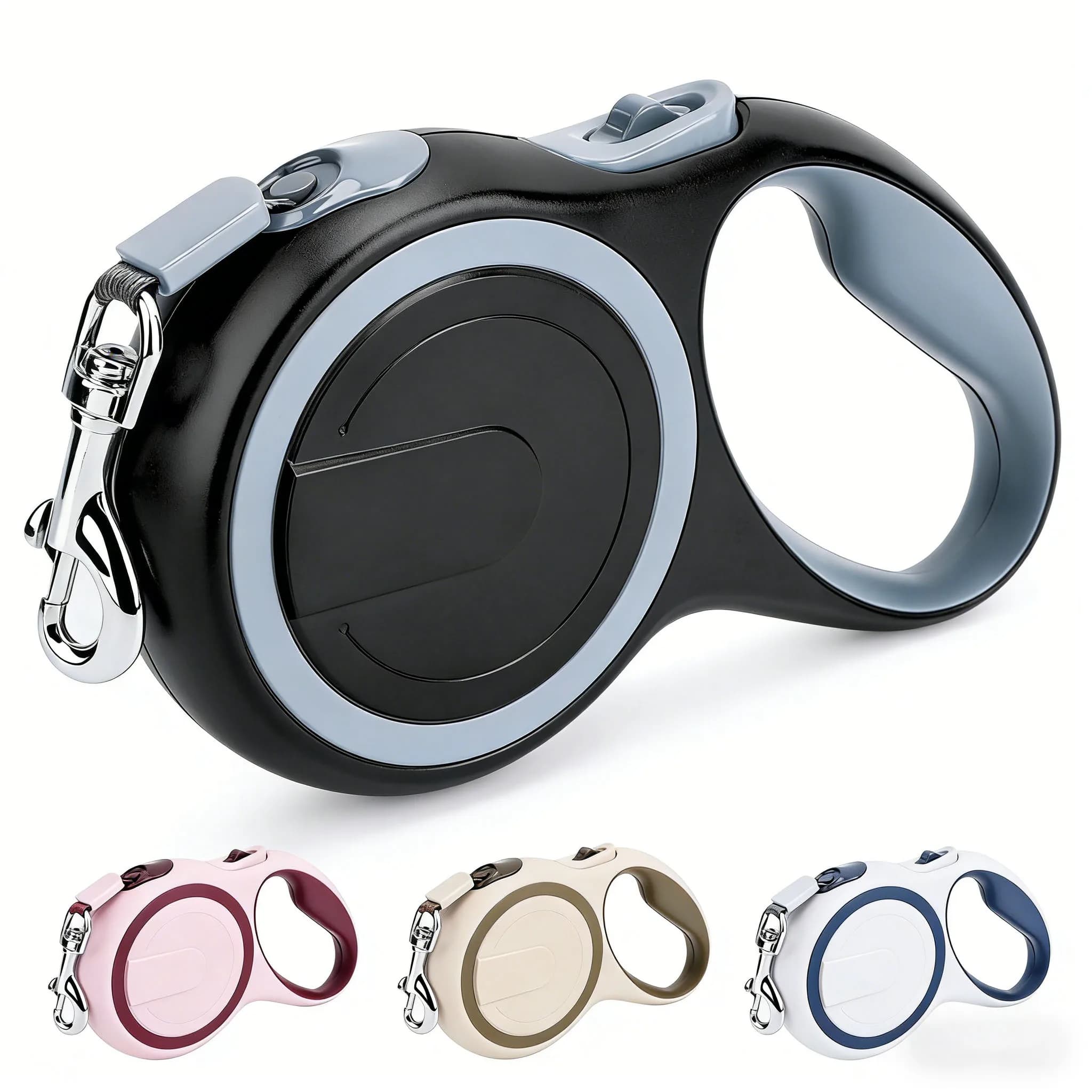 Guinzaglio per Cani e Gatti da 5m/8m, Retrattile Automatico per Escursioni all'Aperto, per Cani Piccoli e Medi, Chihuahua, Bulldog, Accessori per Animali
