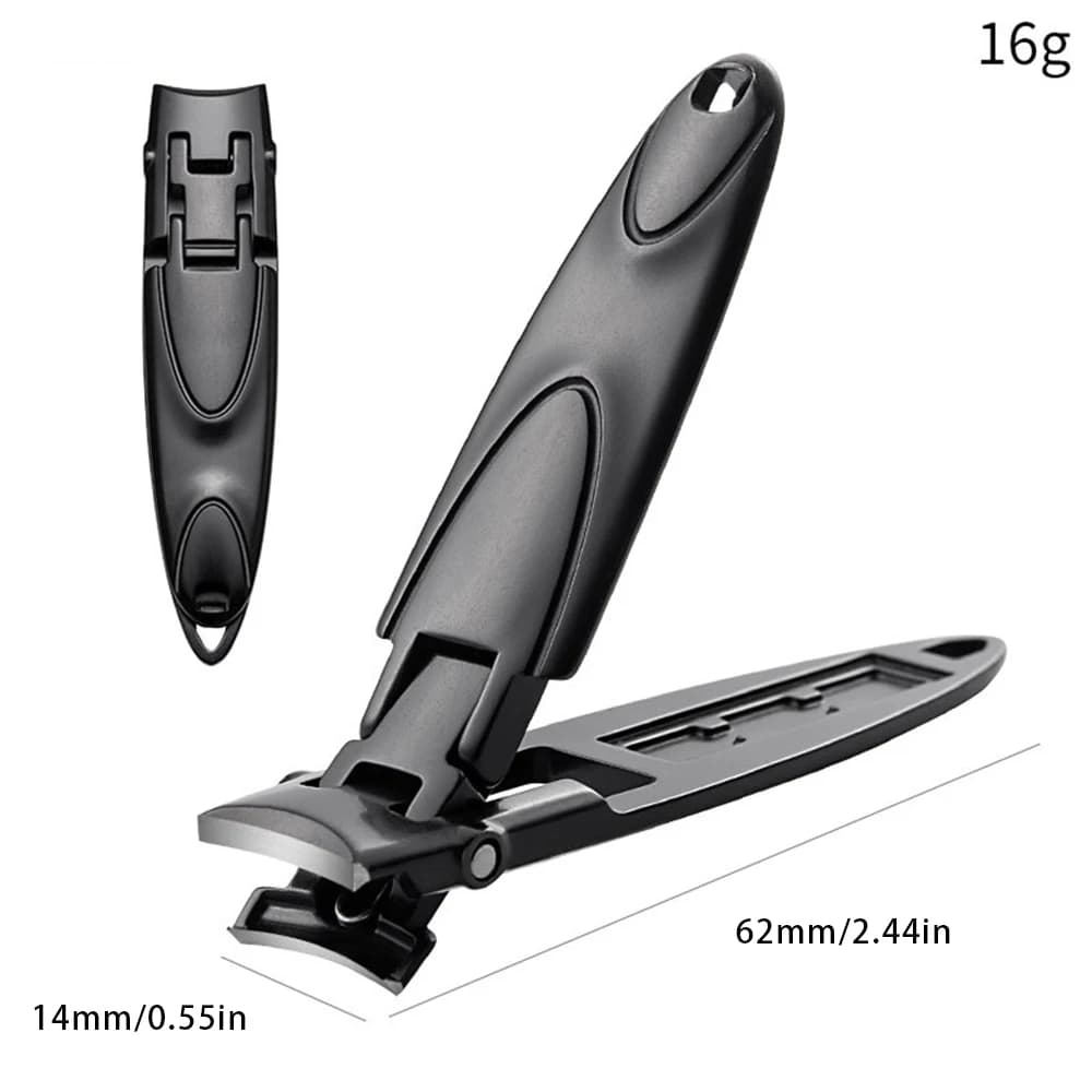 New Ultra Thin Nail Clippers Collapsible Portable Travel Fingernail Keychain Scissors Cutter Stainless Steel Manicure Tools Kits