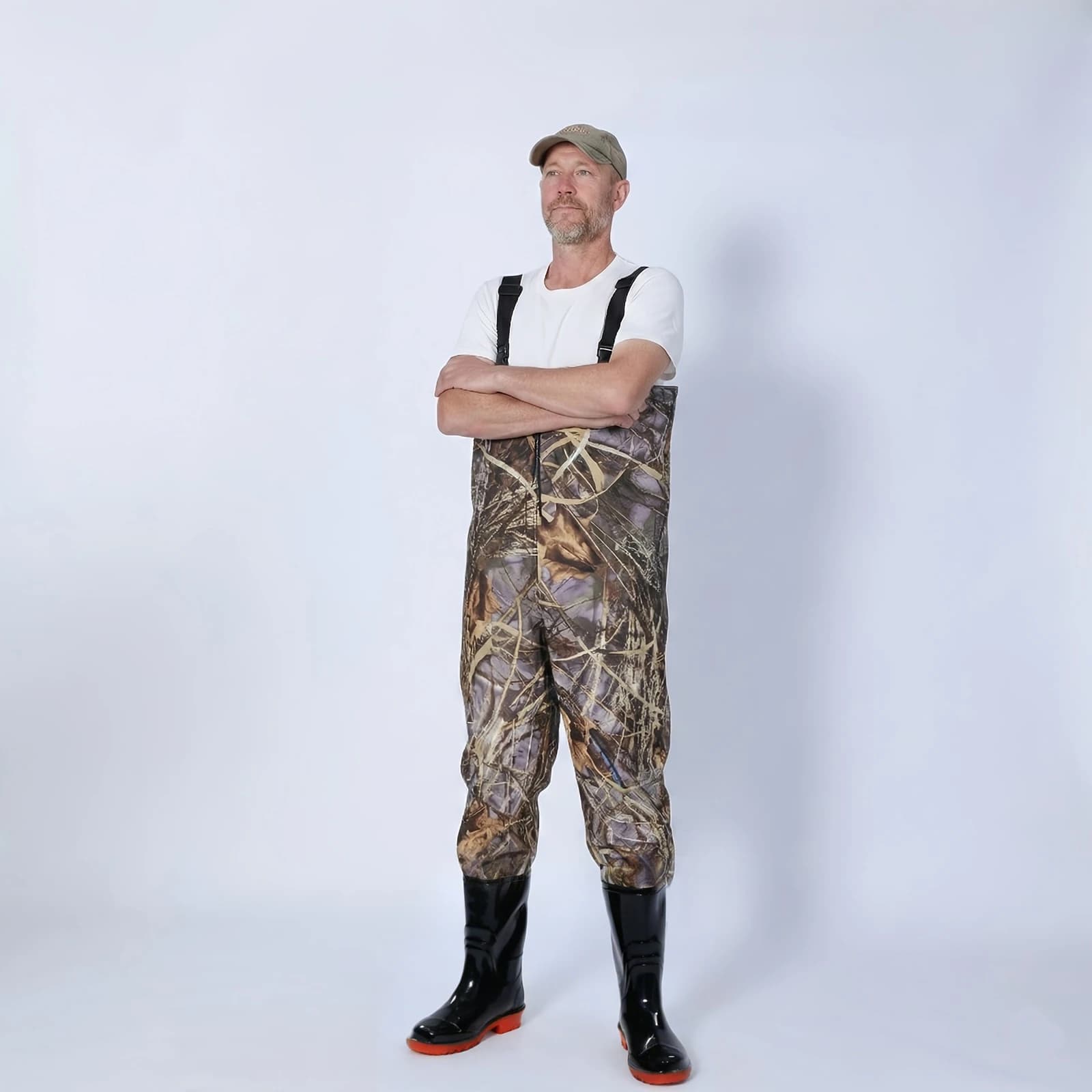 Fishing Chest Waders for Men & Women, Waterproof Wading Pants with Boots, Lightweight Fishing & Hunting Waders