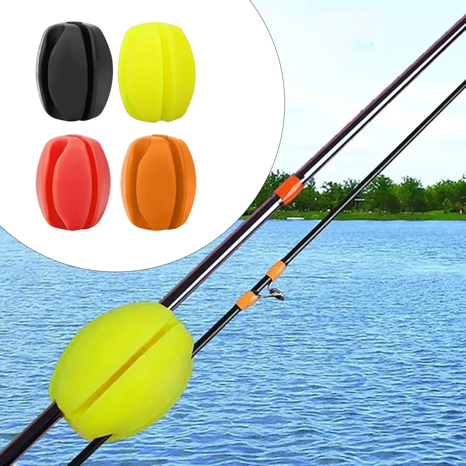 Fishing rod rubber bundle, fishing rod clip for fresh water carriers and fishing boxes organizer
