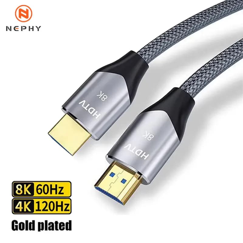 HDMI cable 2.1 8K 48Gbps 8K@60Hz 4K 120Hz andARC Dolby HDR10 for PS5 Xbox HDTV Samsung Sony LG Mac Laptop RTX 3090 1m 2m 3m 5m