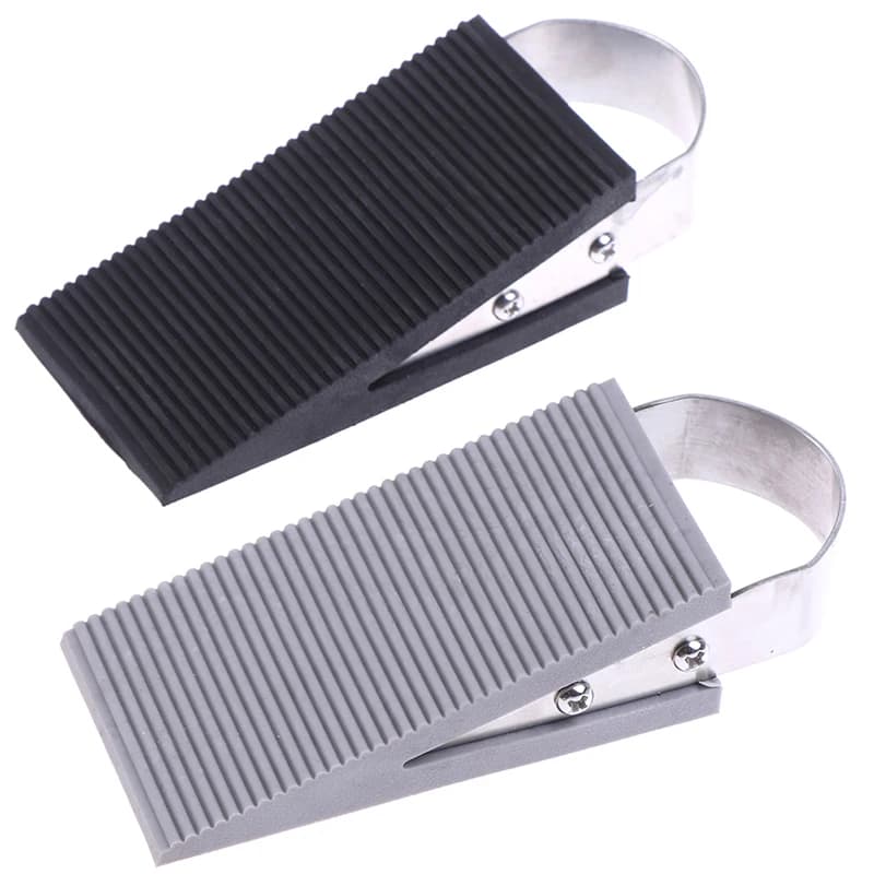 1Pcs Heavy-Duty Extra Large Wide Floor Door Wedge Stopper Tool Rubber