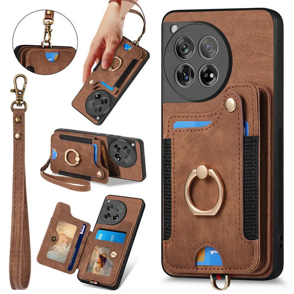 Custodia a Portafoglio in Pelle RFID per OnePlus 15R 5G, Cover Posteriore per OnePlus 15R 15 12 13 13R ACE 5 Pro 6T, Etui per OnePlus Nord N30 SE