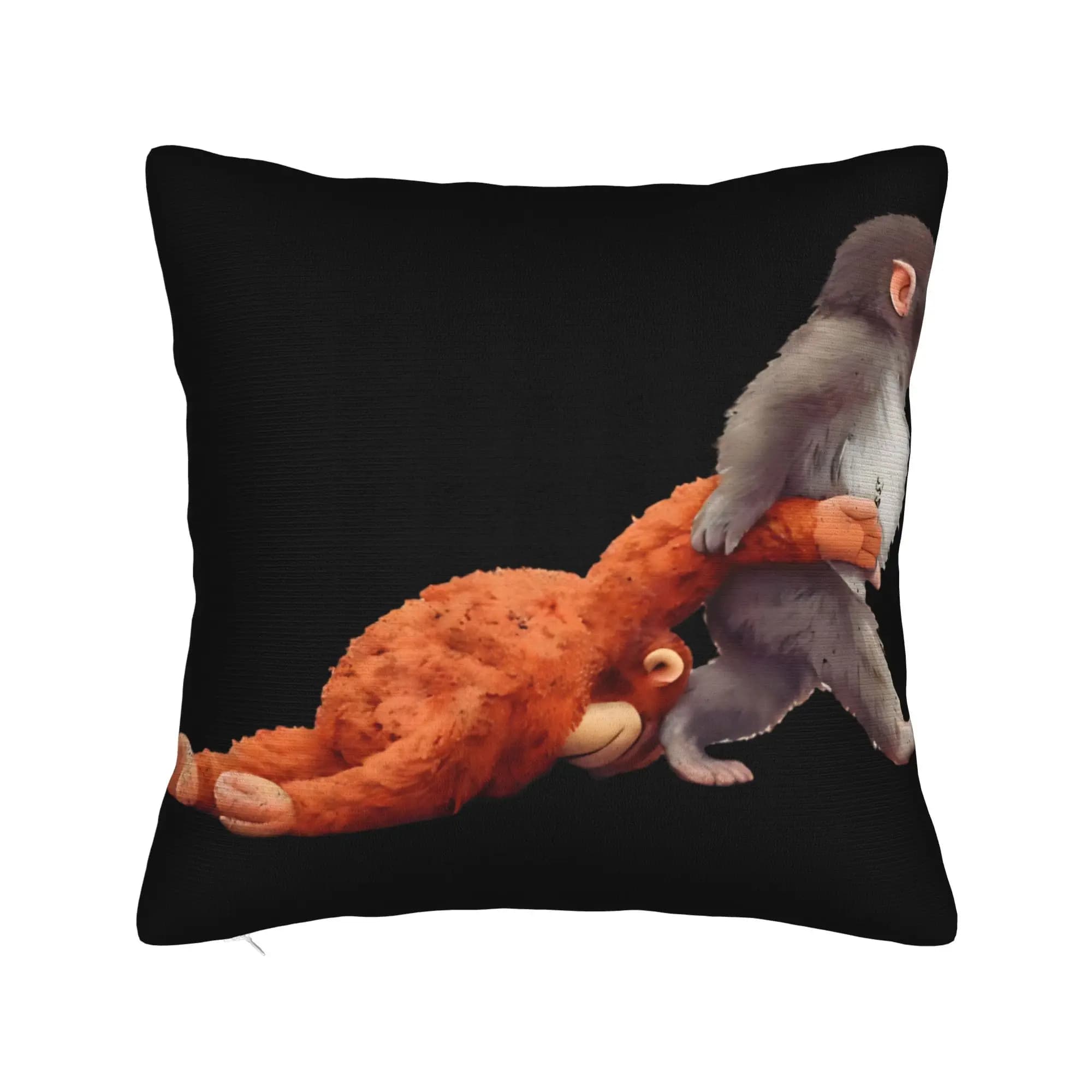 Fodera per cuscino Baby Punch Monkey, federa moderna per divano, auto, decorazioni per la casa