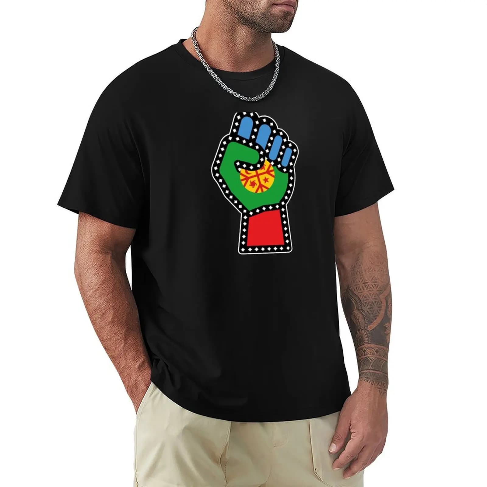 Mapuche Chile South America T-Shirt Basic Simple Casual Short Sleeve Tee
