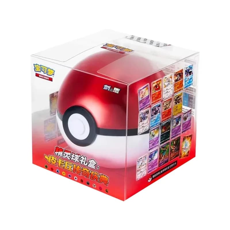 Genuine Original PTCG Pokemon Cards Gifts 5.0 Simplified Chinese Dream Poke Ball Gift Box Pikachu Legend Celebration Super Ball