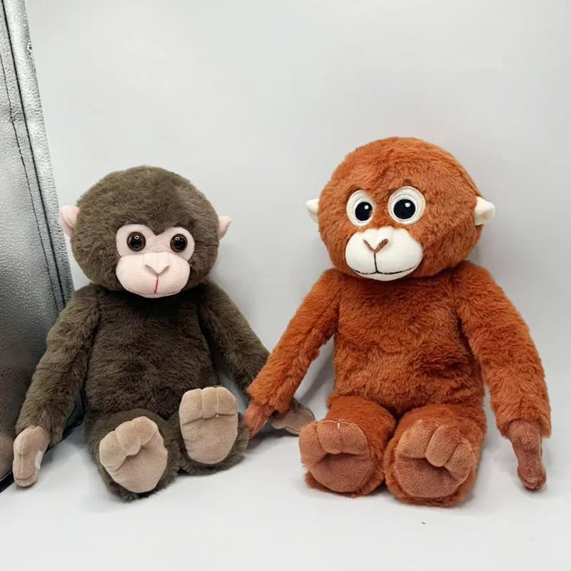 Divertente Bambola Gorilla, Simpatico Peluche a Forma di Scimmietta, Giocattolo Calmante per Bambini, Cuscino per Dormire, Regalo
