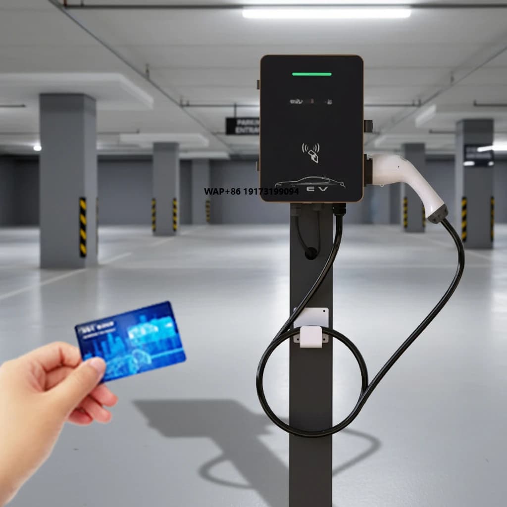 Caricatore AC Intelligente per Veicoli Elettrici da 7KW, 14KW, 22KW, 44KW, Stazione di Ricarica Commerciale EV per Auto Elettriche