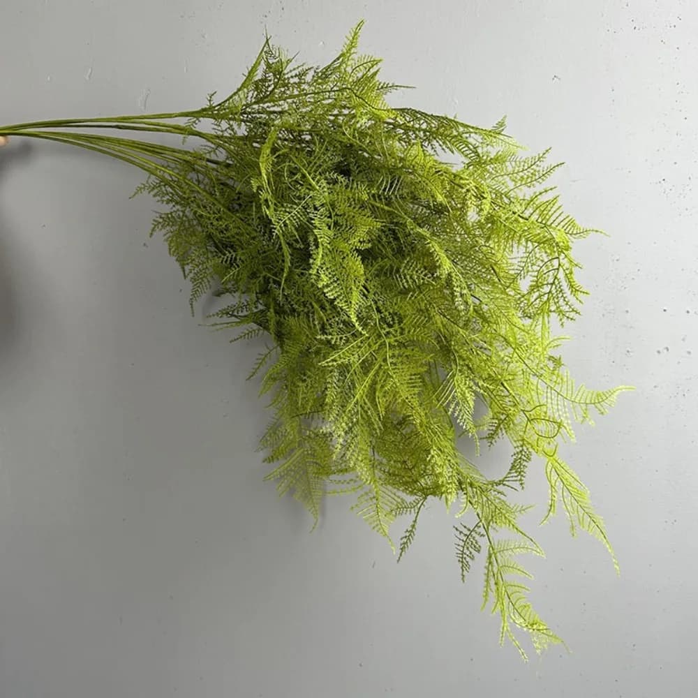 Large branches of artificial fern plants Real Touch Boston fern leaves handmade Elegant realistic fake plants Birthday party decorations