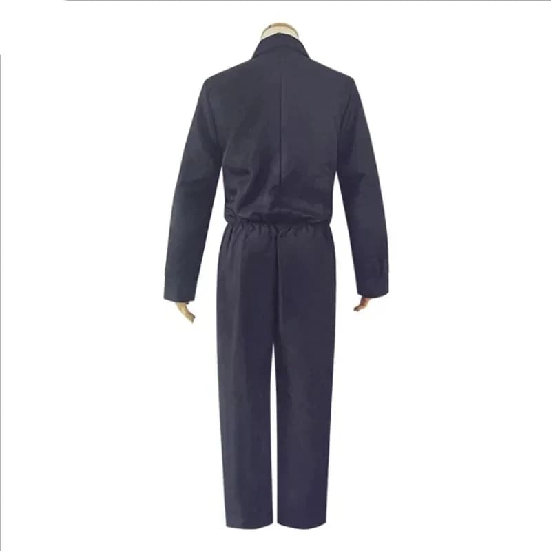 ▓2026Michael Myers Costume Mask Cosplay Horror Killer Blue Work Clothes Men Halloween Outfit▓#！1