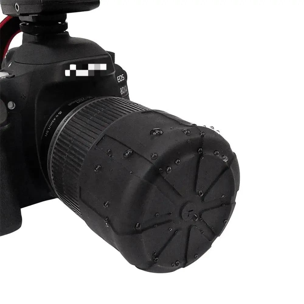 2/4pcs Silicone Universal Lens Cap For 65-90mm DSLR Camera Waterproof Lens Cap Camera Len Cover Protector