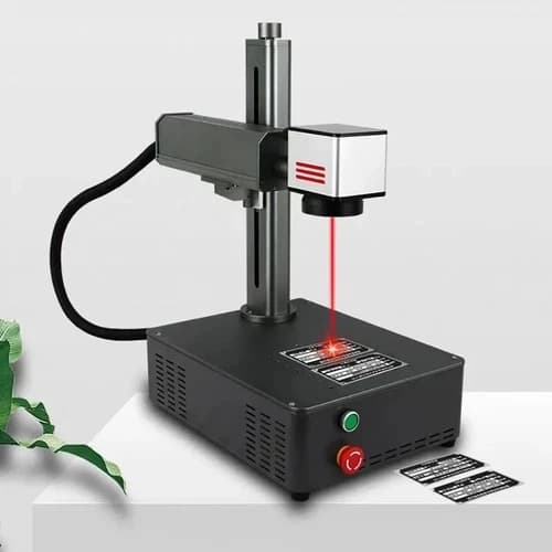 Macchina per marcatura laser a fibra 20W per incisore di targhette per gioielli in metallo oro argento