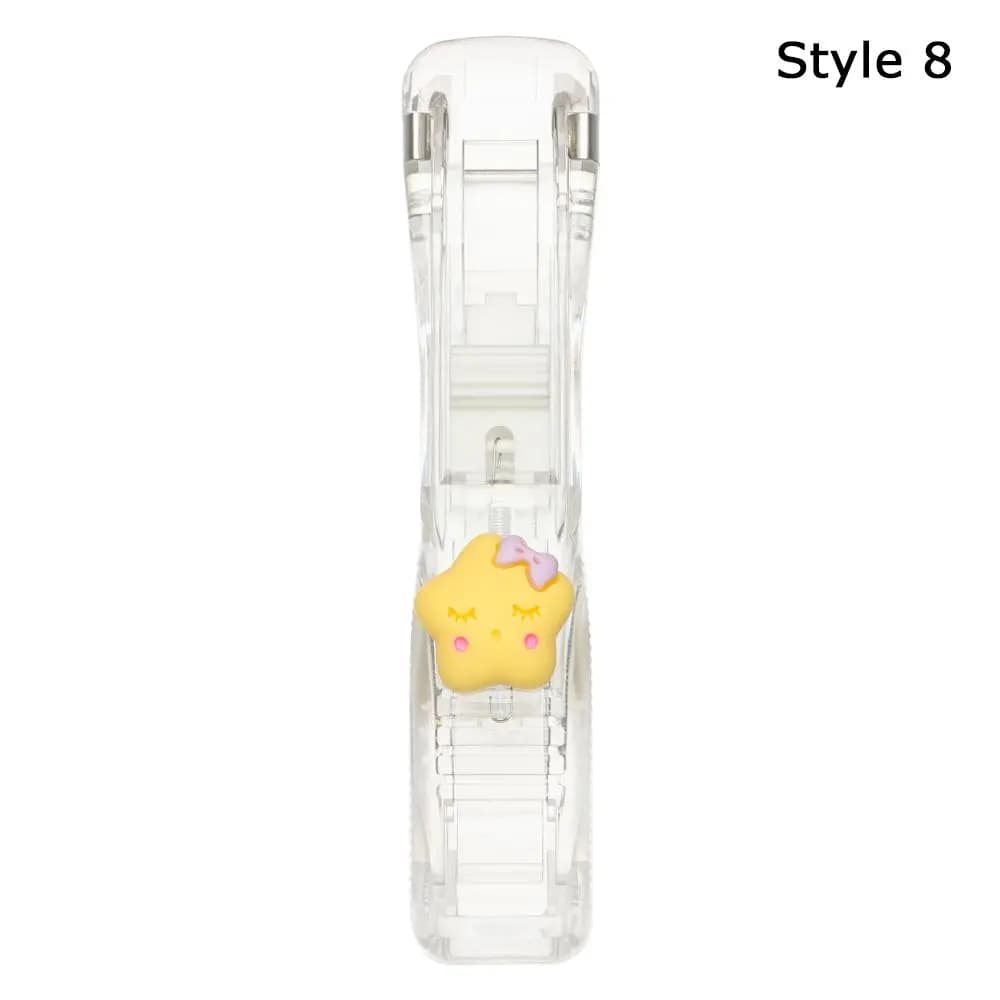 Snack portatili Sigillatura Clip Cancelleria Push Clip Cucitrice Graffette Rilegatura di documenti Raccoglitore di rimozione