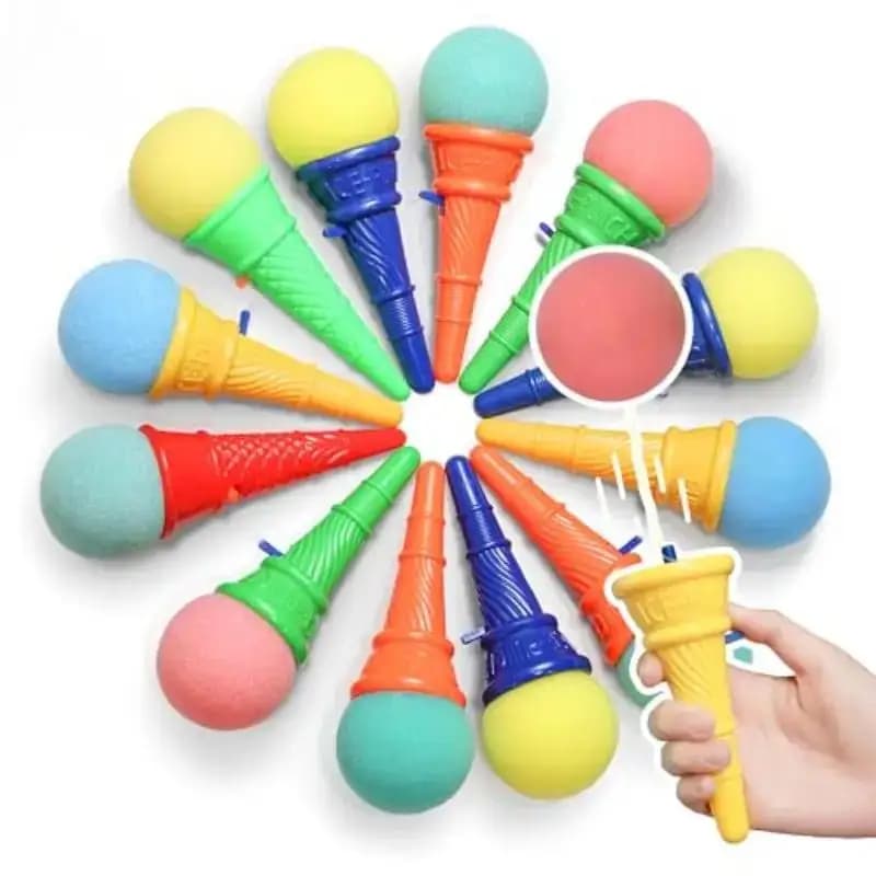 10/20/30 pz Gelato Tiratori Soft Sponge Ball Catapulta Children's Toy Birthday Party Favors Pinata Goodie Filling Christmas Gift Bag