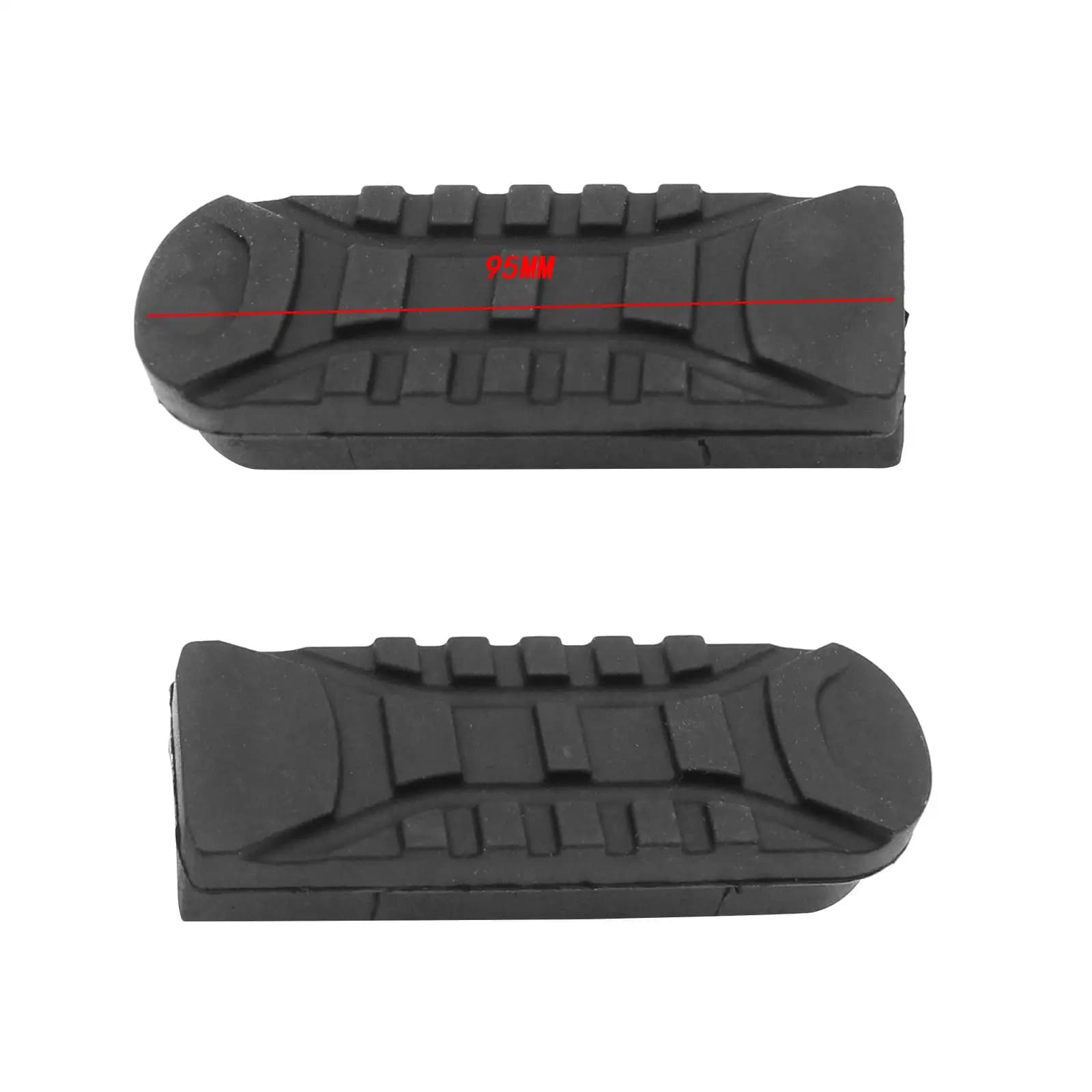 Durable Motorcycle Footrest Coves Rubber Plate Pad Shell Front Pedal Cover for Bike Rider Passenger Comfort Use