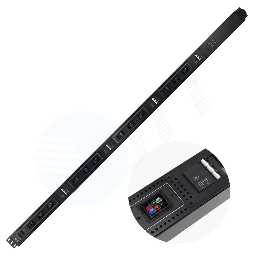 OIT S21 T21 Power cord PDU 12-way C19 P33 P33 Push PA45 6 pin PDU S21 Smart triphase 277 V 480 V T21 PDU