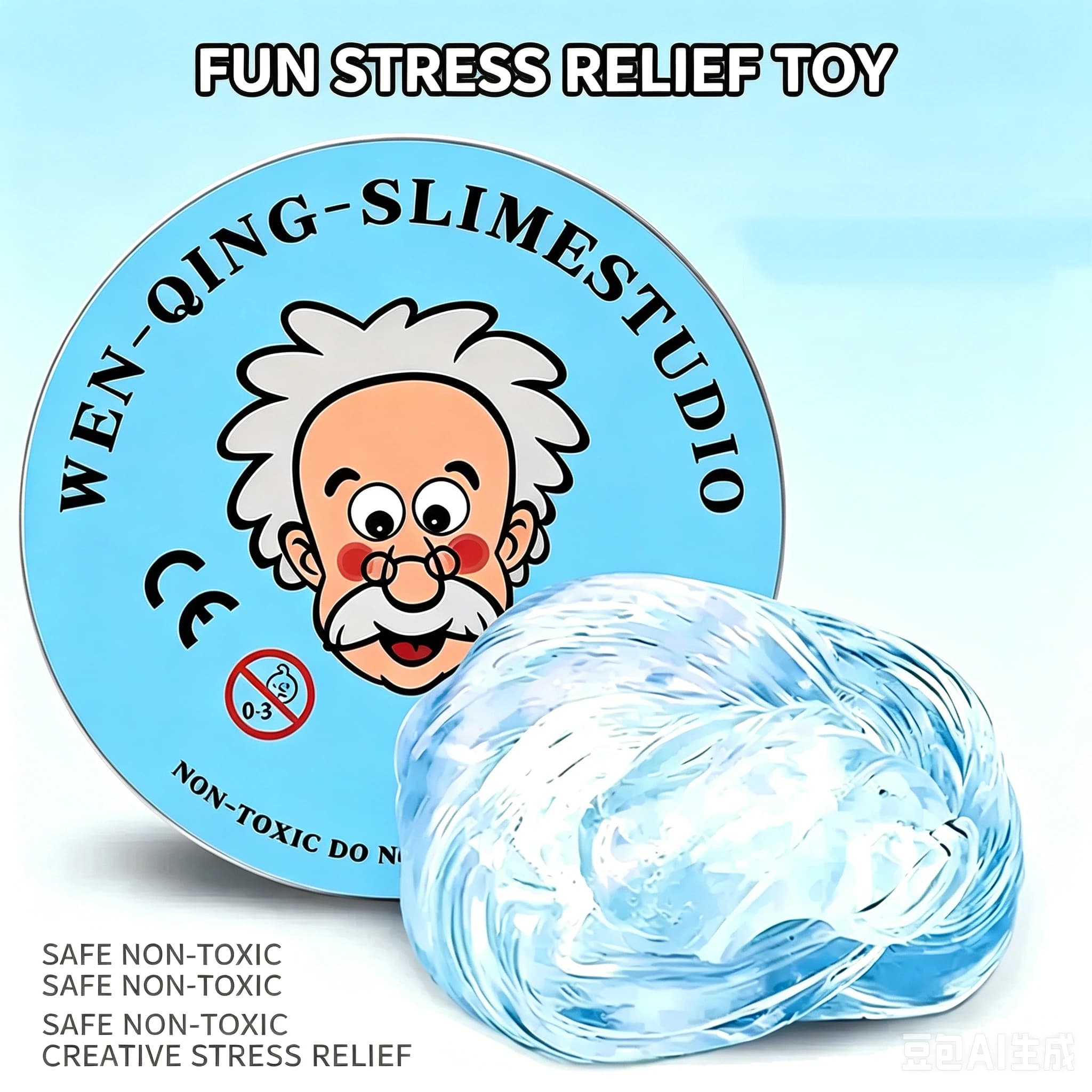 Nuovo Set di Giocattoli in Slime Liquido Riutilizzabile, Modellabile e Elastico, Sicuro per Bambini, Antistress, Argilla Colorata Fai-da-Te