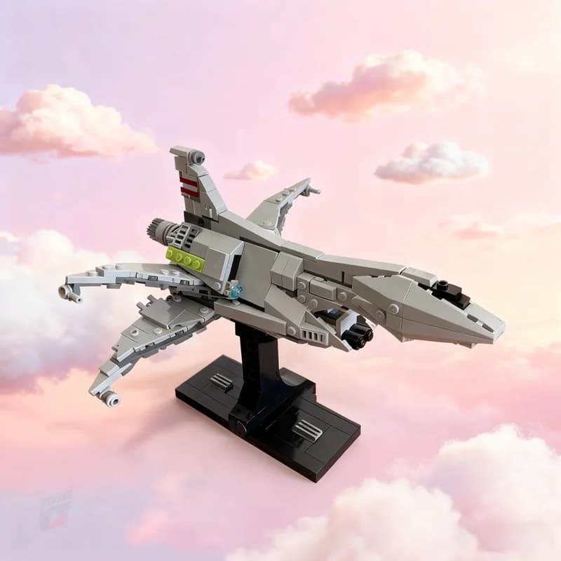364 pz MOC Star Fox Grandi Icone Midi Scala Modello Building Blocks Architettura Regali Di Natale Creativi Idea Giocattoli Educazione Mattoni