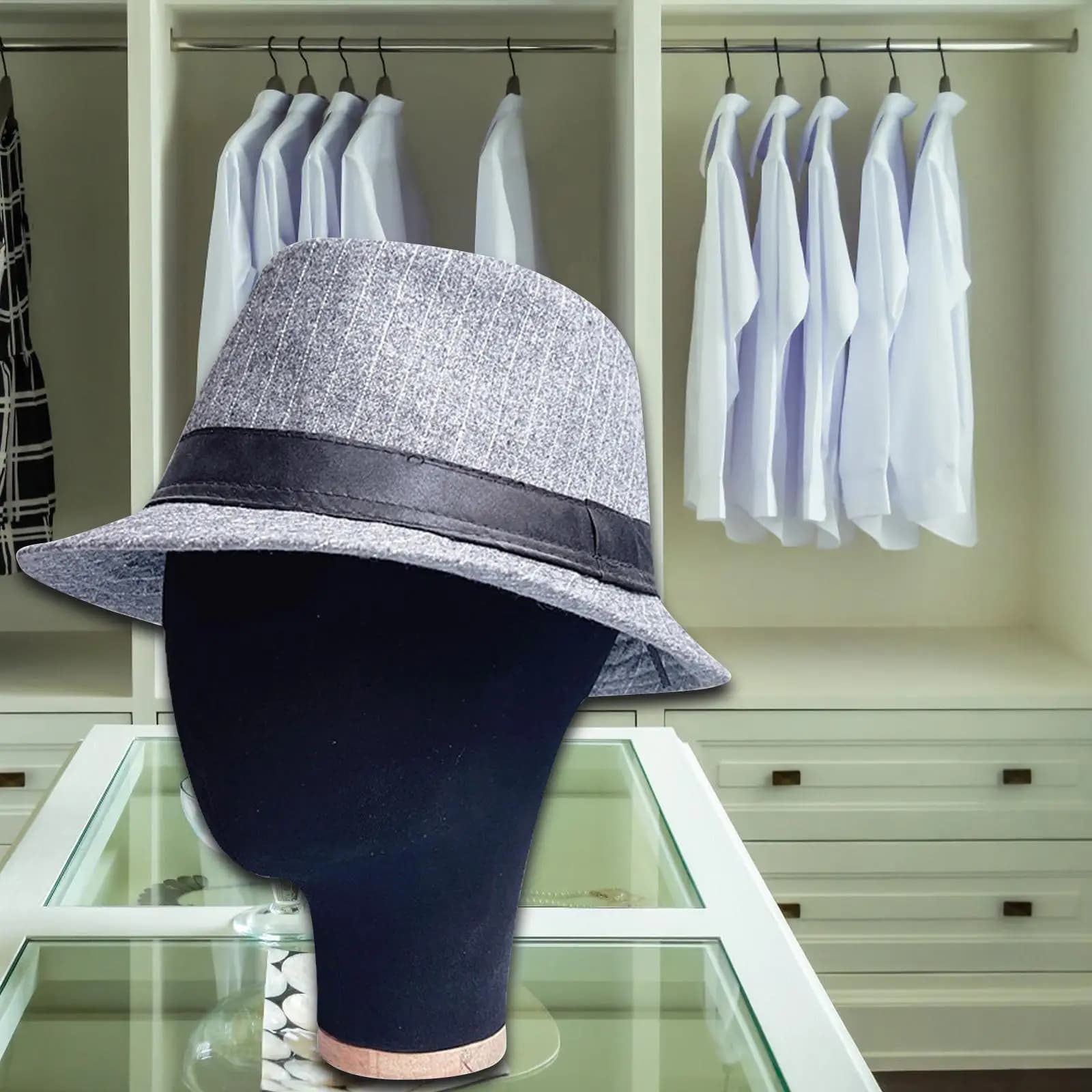 Testa di manichino multiuso modello parrucca cappello espositore espositore per cuffie