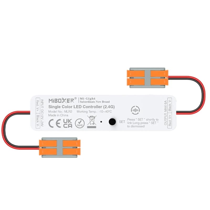 Miboxer MLR2 DC12-24V Mini 2.4GHz RF Wireless Tuya APP Controller dim remoto per striscia LED monocolore