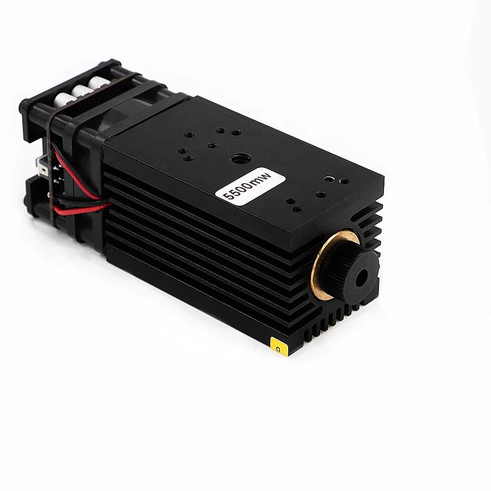 Modulo laser a diodi 5500mW Focus Able 5w per parti di attrezzature CNC per macchine per incidere Lazer