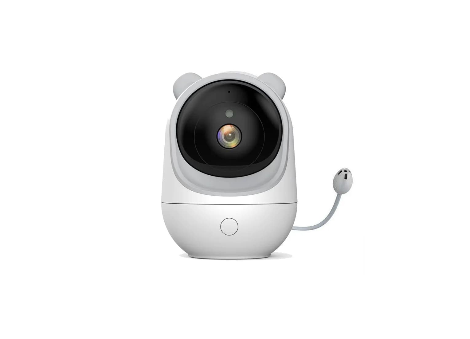 Baby monitor PTZ WiFi da 400 MP - Telecamera per la cura del bambino con rilevamento della temperatura ambiente