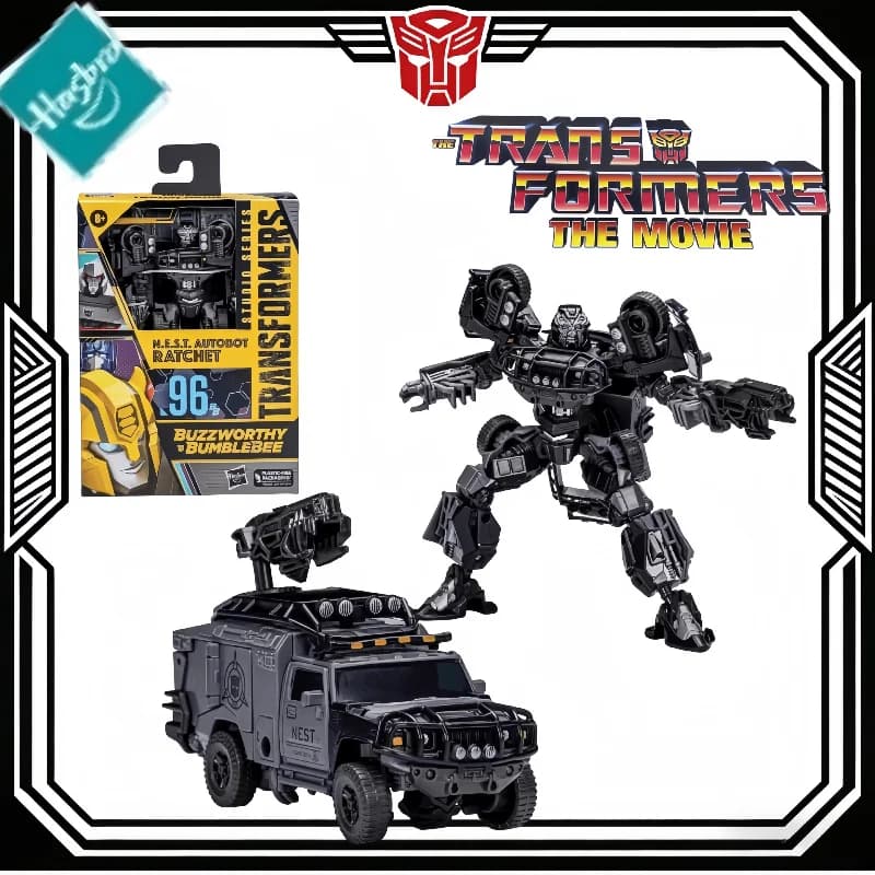 Disponibile - Giocattoli Classici Hasbro Transformers Serie Studio - Buzzworthy Bumblebee SS-96BB Ratchet Action Figure Robot Giocattolo Regalo Hobby