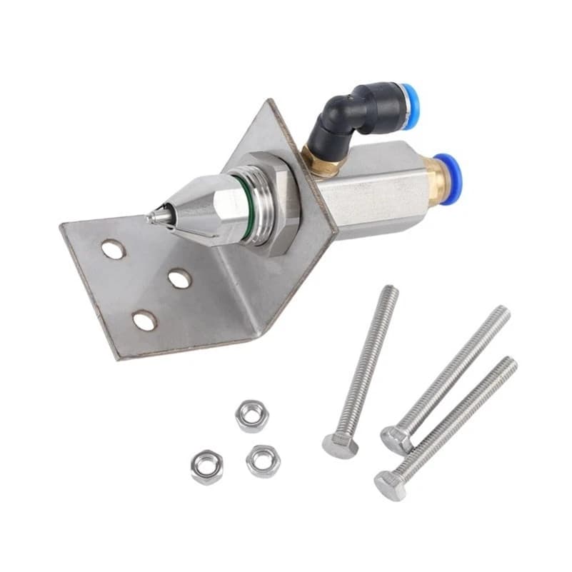 Adjustable air atomizing nozzle Water air mixing spray head Humidifying dedusting pneumatic nozzle