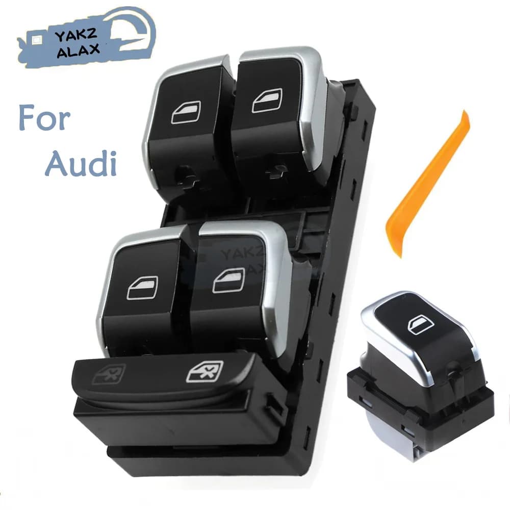 Elettrico Master Power Finestra di Controllo Interruttore Sollevatore Pulsante per Audi A4 Q5 B8 8KD959851 8KD959851A 8KD959855 Accessori Auto